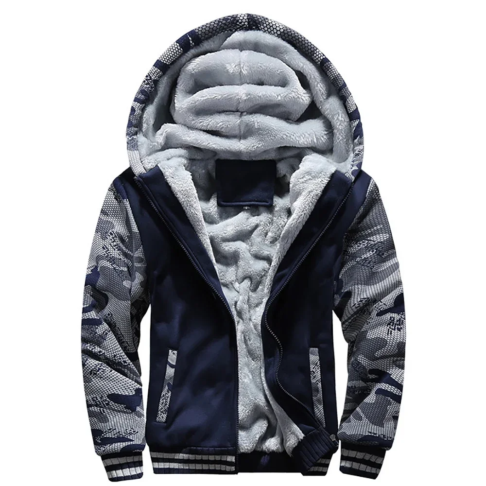 Men's Jacket Camouflage Thicken Winter Jackets for Men Fleece Long Sleeve Coat Man Casual Hoodies Streetwear Men's Coats
Men's Jacket Camouflage Thicken Winter Jackets for Men Fleece Long Sleeve Coat Man Casual Hoodies Streetwear Men's Coats