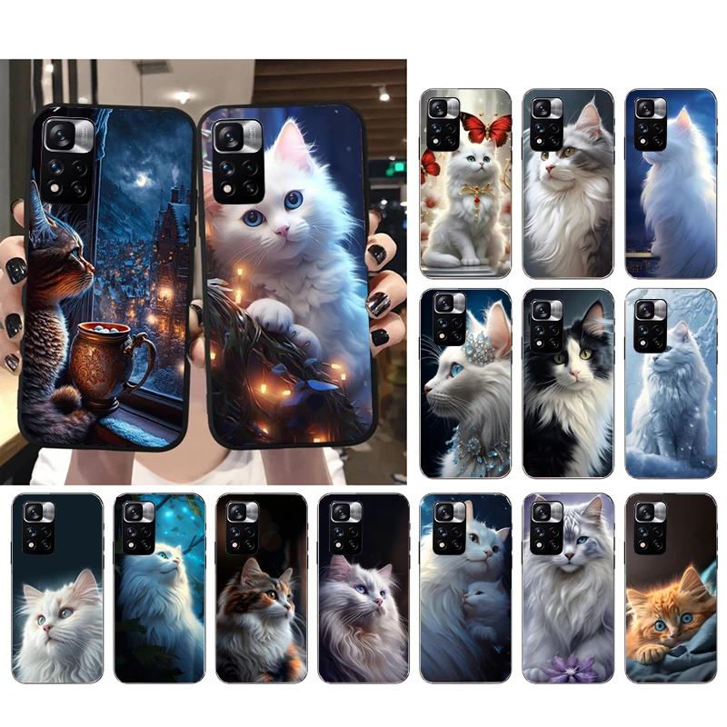 White Cat Phone Case For Xiaomi Redmi Note 12 Pro 11S 11 10 Pro 10S Note 12R 12S 12 ProPlus Redmi 10 9C 12
White Cat Phone Case For Xiaomi Redmi Note 12 Pro 11S 11 10 Pro 10S Note 12R 12S 12 ProPlus Redmi 10 9C 12