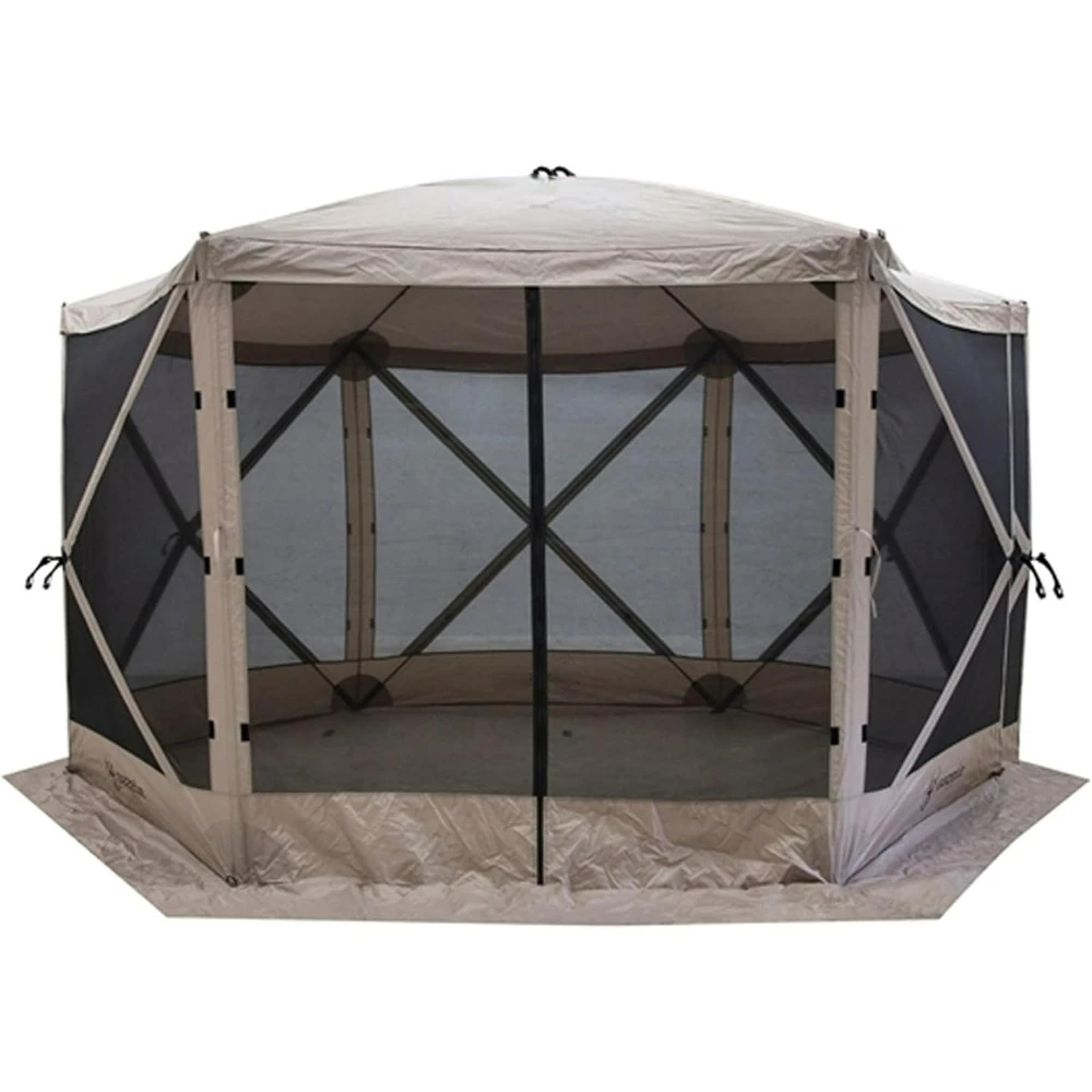 8 Person 12 by 12 Pop Up 6 Sided Portable Hub Gazebo Screen Canopy Tent with Large Main Door, Wind Panels, and Screens, tents
8 Person 12 by 12 Pop Up 6 Sided Portable Hub Gazebo Screen Canopy Tent with Large Main Door, Wind Panels, and Screens, tents