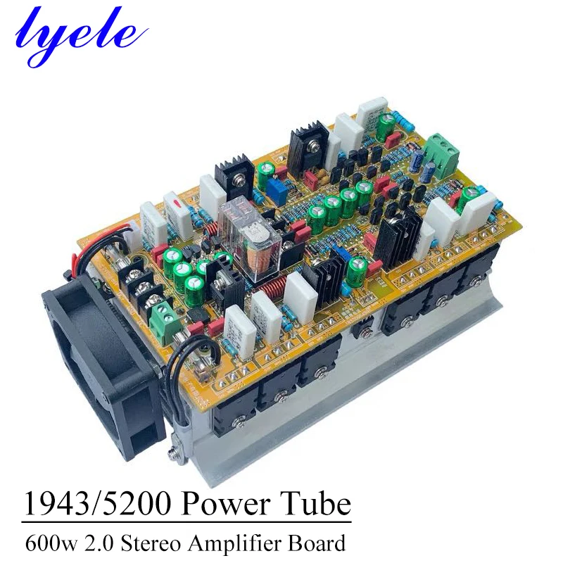 600w 2-channel Stereo Power Amplifier Board 1943 5200 High Power No Current Sound Hifi Audio Amplifier
600w 2-channel Stereo Power Amplifier Board 1943 5200 High Power No Current Sound Hifi Audio Amplifier