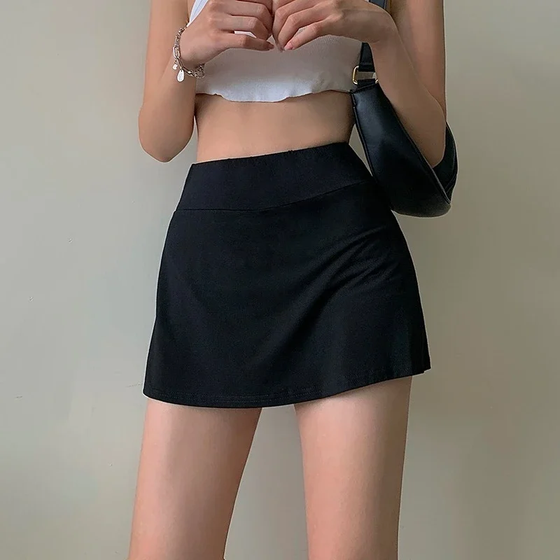 Tennis Skirt Women High Waist Sexy Girl Tight Bag Hip Short Skirt Summer Sports Culottes split A-line Mini skirt Y2K
Tennis Skirt Women High Waist Sexy Girl Tight Bag Hip Short Skirt Summer Sports Culottes split A-line Mini skirt Y2K