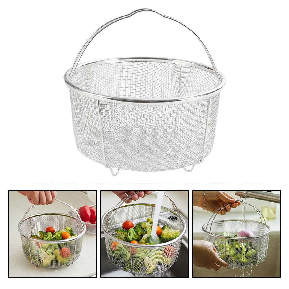 Stainless Steel Fry Basket, Wire Mesh Frying Basket Handle, Kitchen Strainer Colander, Serving Food, 8Inch
Stainless Steel Fry Basket, Wire Mesh Frying Basket Handle, Kitchen Strainer Colander, Serving Food, 8Inch