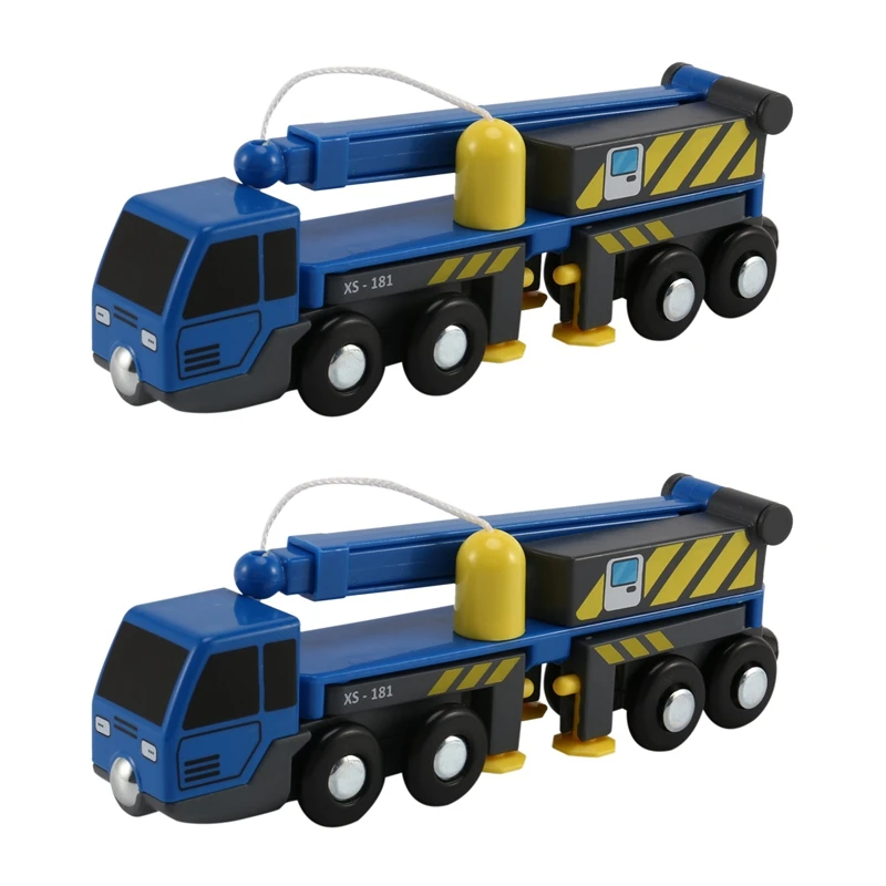 2X Train Toy Set Accessories Mini Crane Truck Toy Vheicles Kids Toy Compatible With Wooden Tracks Railway
2X Train Toy Set Accessories Mini Crane Truck Toy Vheicles Kids Toy Compatible With Wooden Tracks Railway