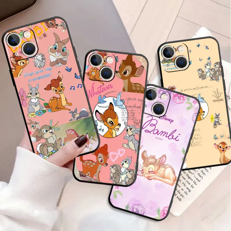 Bambi Thumper Disney Black Silicone Case for IPhone 12 11 13 14 Pro Max XS XR X 8 7 Plus SE 2020 13Mini Soft Cover Funda
Bambi Thumper Disney Black Silicone Case for IPhone 12 11 13 14 Pro Max XS XR X 8 7 Plus SE 2020 13Mini Soft Cover Funda