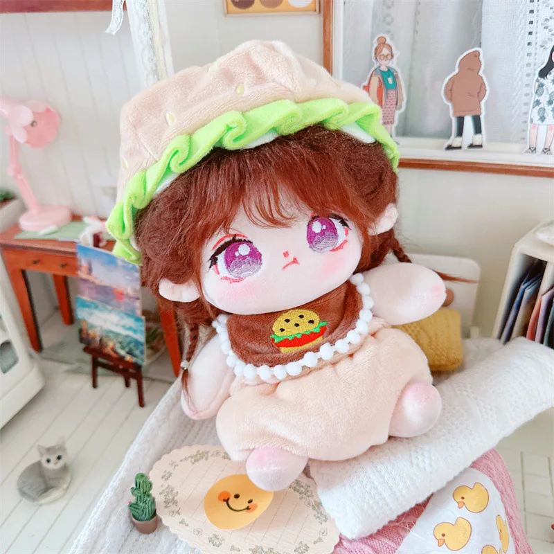20cm Kawaii Simulation Hamburg Set Plush Idol Doll Kawaii 3Pcs DIY Clothes Accessory Stuffed Customization Figure Doll Toys Gift
20cm Kawaii Simulation Hamburg Set Plush Idol Doll Kawaii 3Pcs DIY Clothes Accessory Stuffed Customization Figure Doll Toys Gift