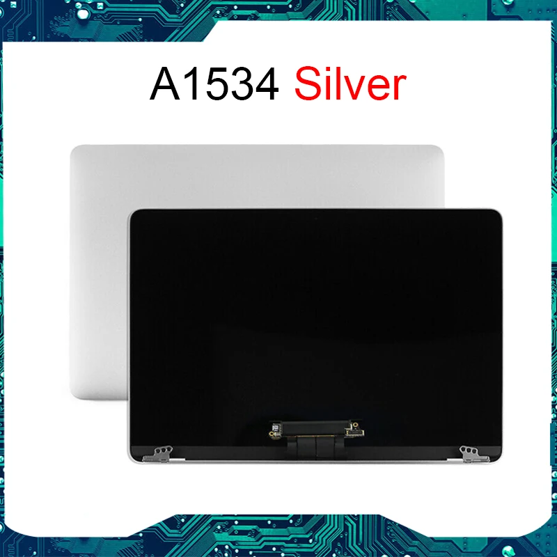 Оригинальный ЖК-экран серебристого цвета A1534 для Apple Macbook Retina ЖК-дисплей 12 дюймов