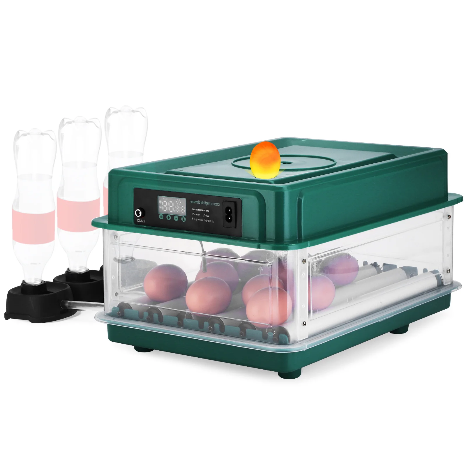 

Fully Automatic Double Electric Incubator British Standard Egg Kit Chicken For Ducks Incubators Chickens Abs Reptile Eggs