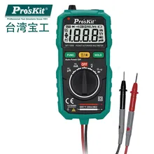 Pro'sKit MT-1508 Smart Pocket Type Automatic Range Digital Accurate Measuring Multimeter Anti-Burn Measuring Instrument.
Pro'sKit MT-1508 Smart Pocket Type Automatic Range Digital Accurate Measuring Multimeter Anti-Burn Measuring Instrument.