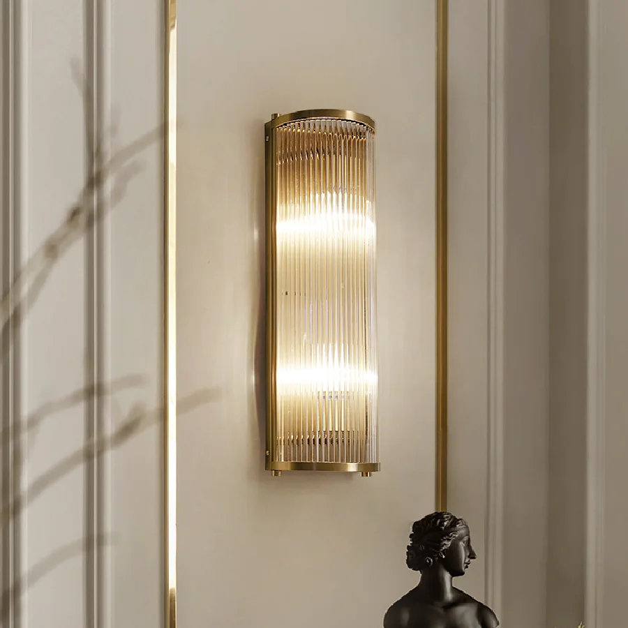 Classicial Copper Crystal Wall Light Interior LED Decor Bedside Sconce Gold Living Room Aisle Corridor Stairs Entrance Wall Lamp
Classicial Copper Crystal Wall Light Interior LED Decor Bedside Sconce Gold Living Room Aisle Corridor Stairs Entrance Wall Lamp