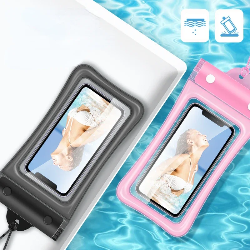 3layer Foldable Airbag Sealing Touchable Screen Waterproof Swimming Hot Spring Protection Diving Cover Drifting Phone Bag 2*Pack
3layer Foldable Airbag Sealing Touchable Screen Waterproof Swimming Hot Spring Protection Diving Cover Drifting Phone Bag 2*Pack