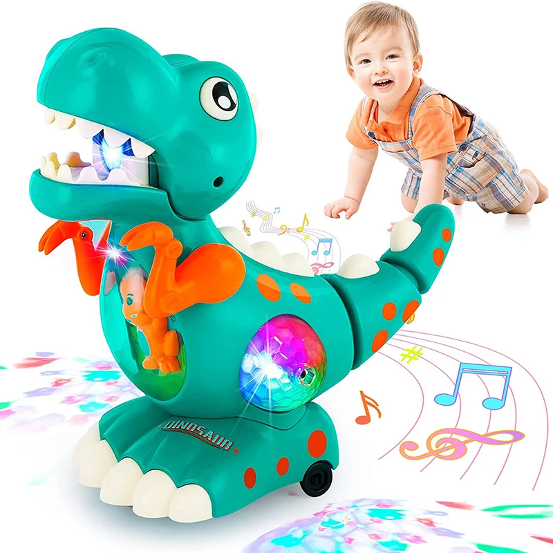Baby Toys Light Up Musical Crawling Dinosaur Toys Tummy Time Montessori Sensory Interactive Electric Toys For Kids Birthday Gift
Baby Toys Light Up Musical Crawling Dinosaur Toys Tummy Time Montessori Sensory Interactive Electric Toys For Kids Birthday Gift