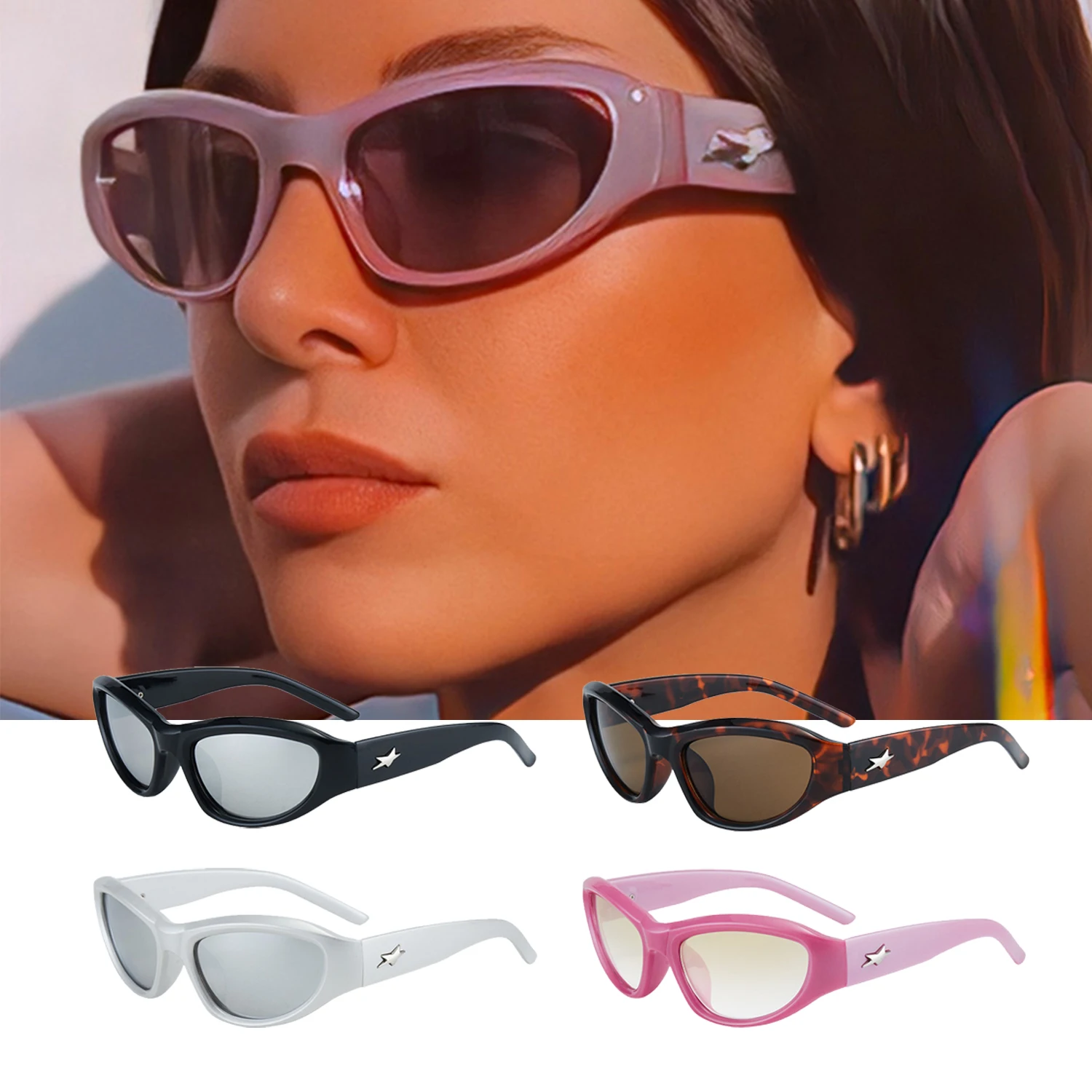 NEW Cyberpunk Sunglasses Brand Design Mirror Sport Goggles Women Men Luxury Vintage Unisex Sun Glasses Driver Shades UV400
NEW Cyberpunk Sunglasses Brand Design Mirror Sport Goggles Women Men Luxury Vintage Unisex Sun Glasses Driver Shades UV400