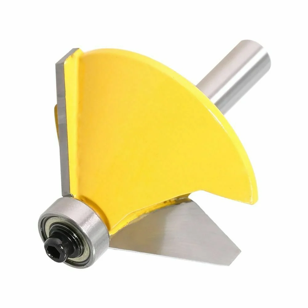 End Mill Edging Router Bits Cutting Tools 45 Degree 8mm Shank Carbide Tipped Chamfer & Bevel Universal Durable
End Mill Edging Router Bits Cutting Tools 45 Degree 8mm Shank Carbide Tipped Chamfer & Bevel Universal Durable