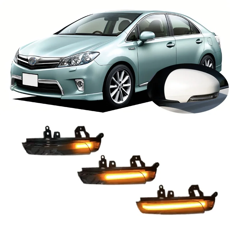 Для Toyota Sai AZK10 2009-2018, динамический фонарь, индикатор бокового крыла, зеркальная лампа поворота
Для Toyota Sai AZK10 2009-2018, динамический фонарь, индикатор бокового крыла, зеркальная лампа поворота