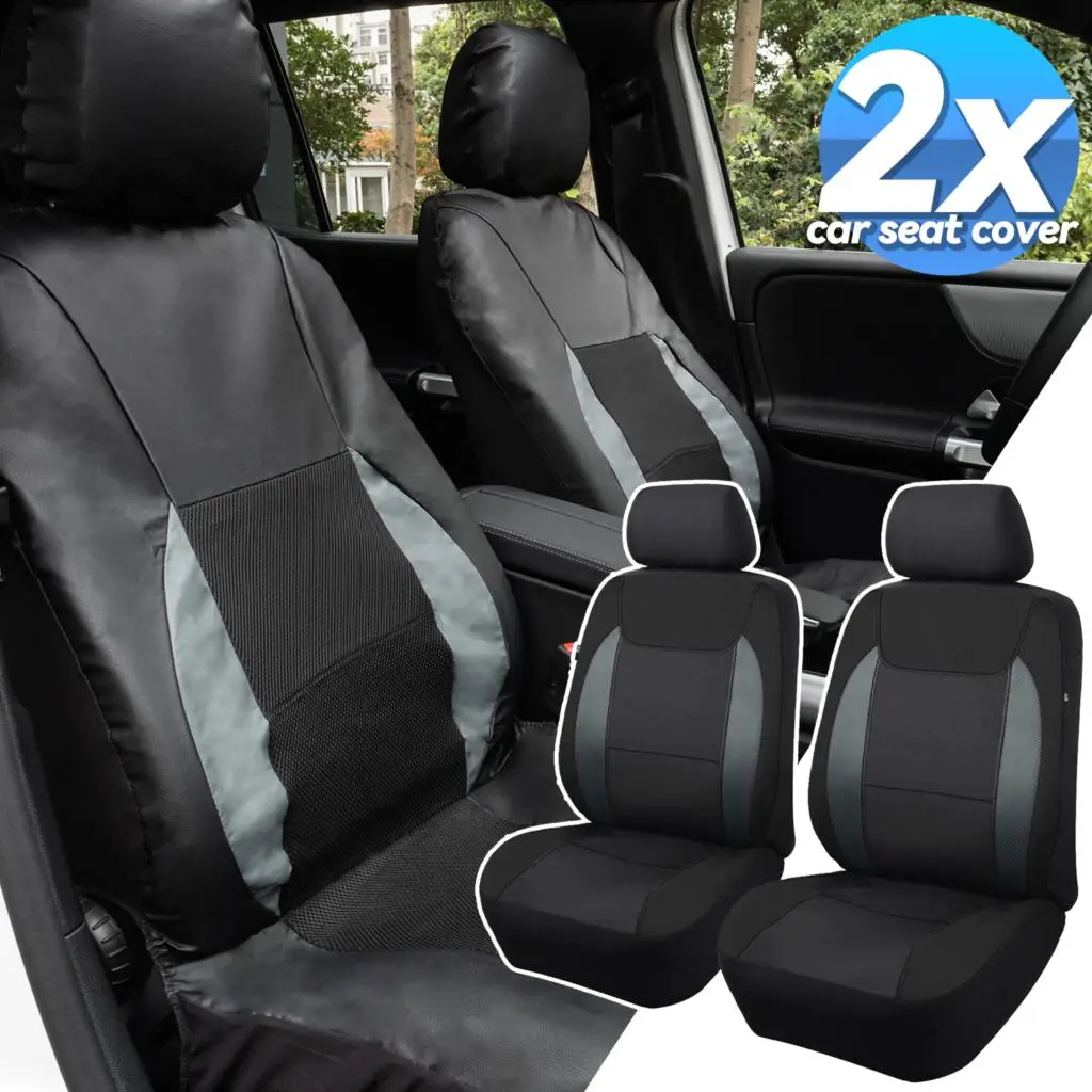 2PCS Universal Car Seat Cover Protector Front Full Set PU Leather Automobile Cushion Pad Mat Backrest Auto Accessories Interior
2PCS Universal Car Seat Cover Protector Front Full Set PU Leather Automobile Cushion Pad Mat Backrest Auto Accessories Interior