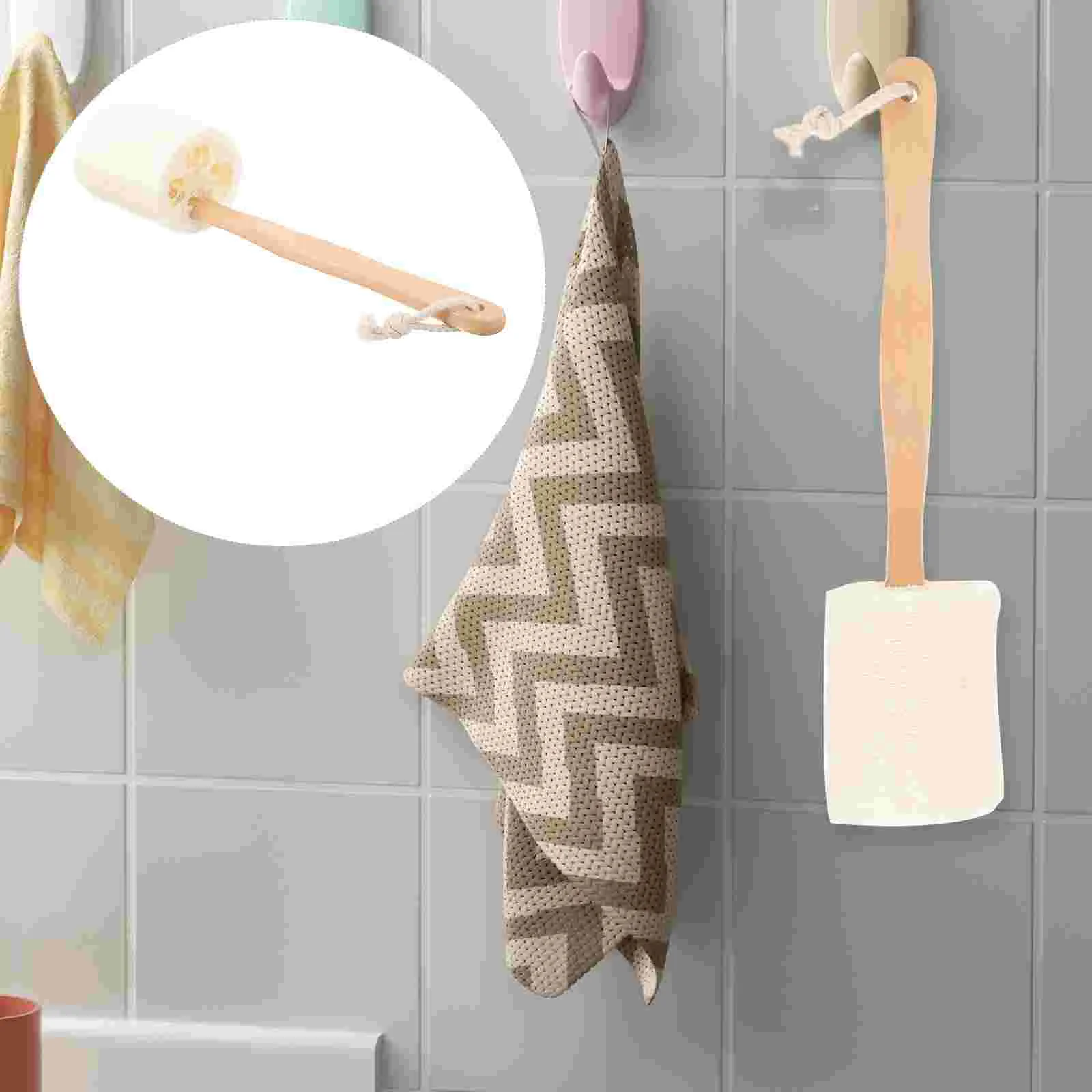 Home Use Handheld Bath Brush Comfortable Bath Scrubber Brush Skin Cleaner Loofah Stick
Home Use Handheld Bath Brush Comfortable Bath Scrubber Brush Skin Cleaner Loofah Stick