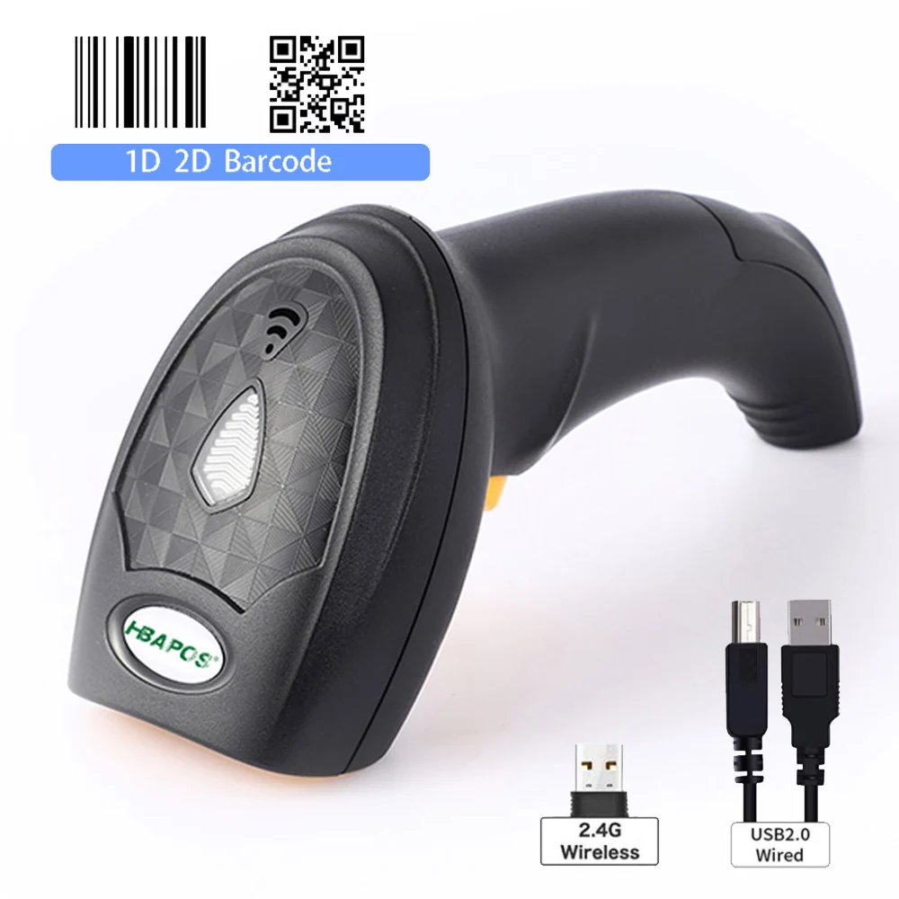 Сканер штрих-кода HBAPOS портативный Проводной, USB, PDF417
Сканер штрих-кода HBAPOS портативный Проводной, USB, PDF417