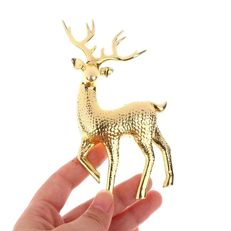 

Display Retro Desktop Festival Reindeer Miniature Modern Decors Accessories Figurine Elk Christmas Plastics Mini Statue Shop