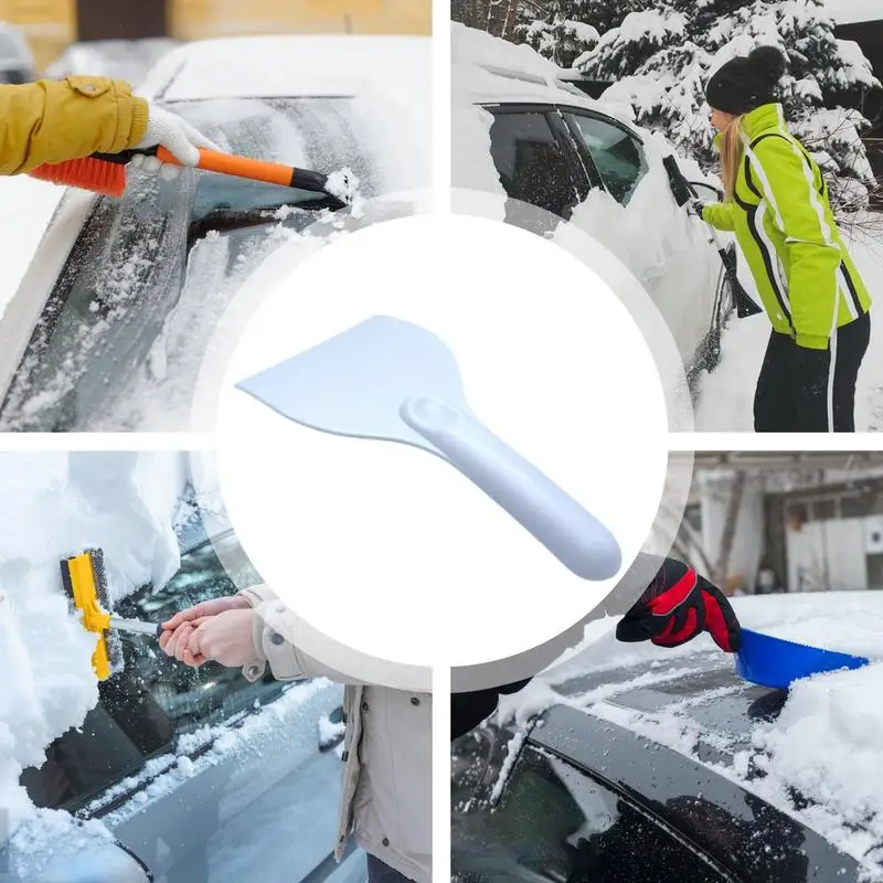 

Long handle Car snow scraper Tiny Vehicle Ice Shovel Winter Ice Scrapers For Truck SUV Rv Auto Convertible Car Travel Camper