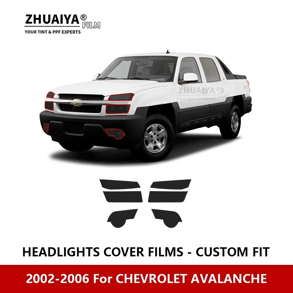 For CHEVROLET AVAL ANCHE 2002-2006 Car Exterior Headlight Anti-scratch PPF precut Protective film Repair film Car stickers
For CHEVROLET AVAL ANCHE 2002-2006 Car Exterior Headlight Anti-scratch PPF precut Protective film Repair film Car stickers