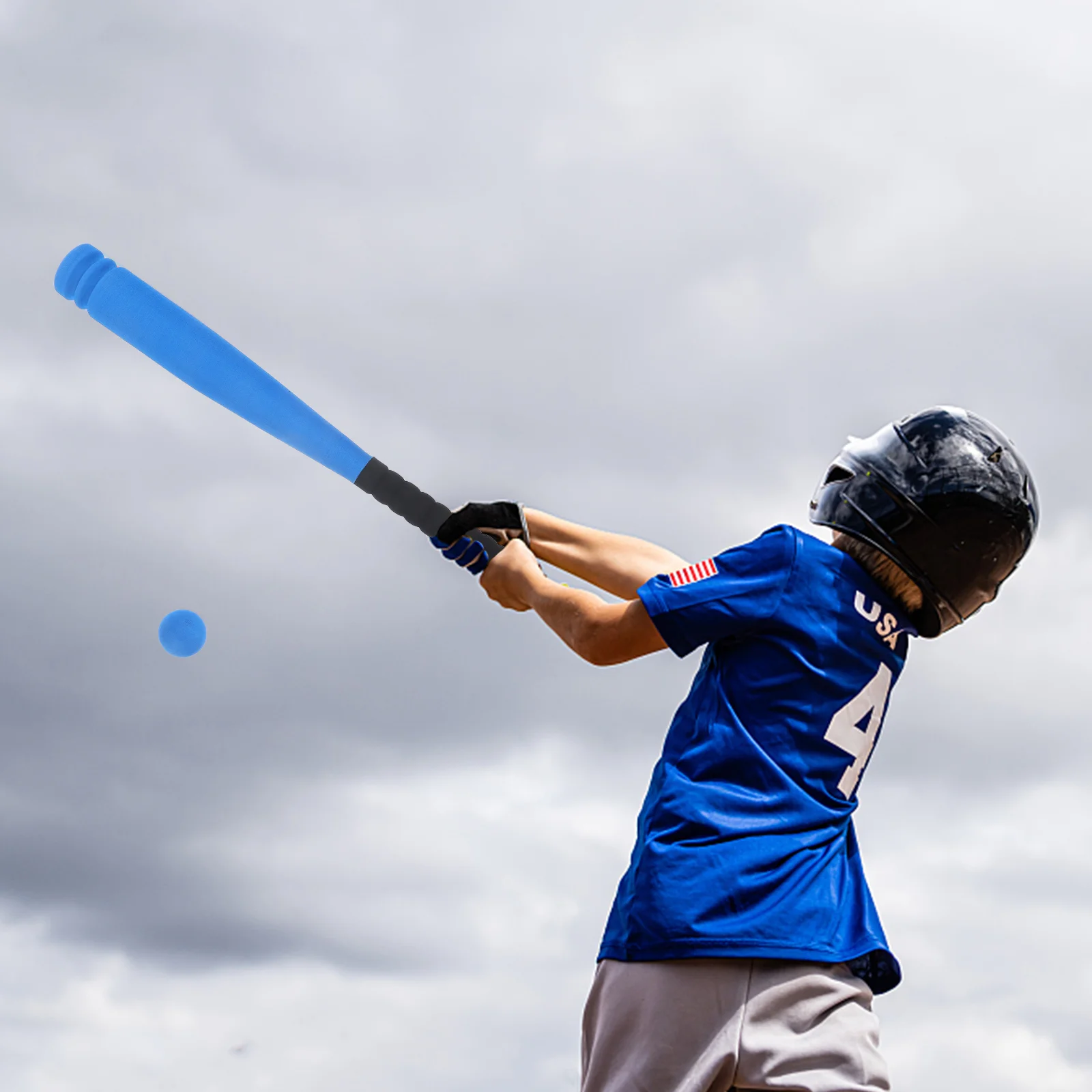Super Safe Foam Baseball Bat with Baseball Toy Set for Children Age to Years Old (Blue)
Super Safe Foam Baseball Bat with Baseball Toy Set for Children Age to Years Old (Blue)