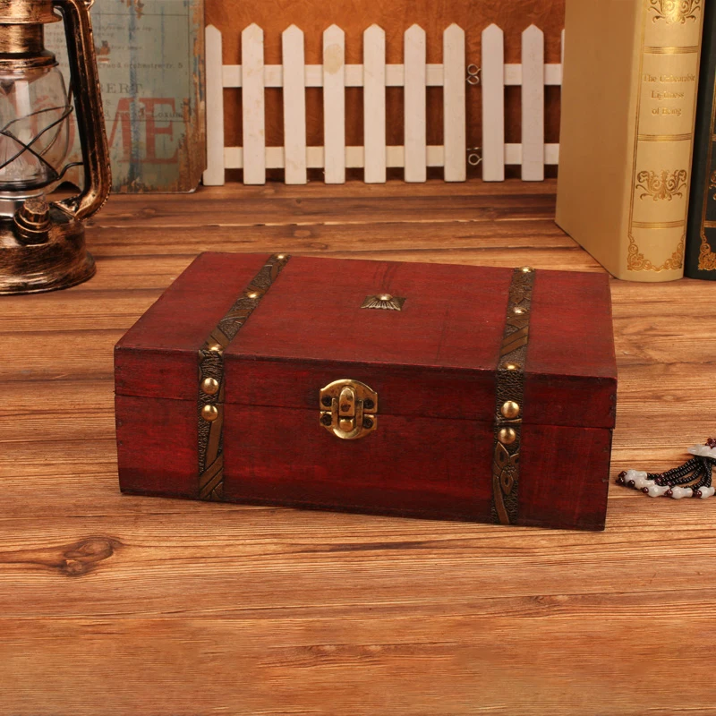 Classical Wood Box Retro Wooden Storage case Treasure Jewelry Container Organizer Pirate Jewelry Trinket Display Case Hinged Box
Classical Wood Box Retro Wooden Storage case Treasure Jewelry Container Organizer Pirate Jewelry Trinket Display Case Hinged Box