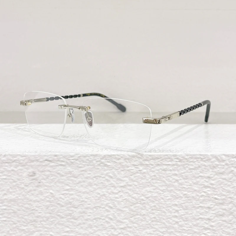 Frameless Glasses Frame Men Luxury Brand Eyeglasses Women Myopia Computer Optical Prescription Glasses Myopia reading lenses
Frameless Glasses Frame Men Luxury Brand Eyeglasses Women Myopia Computer Optical Prescription Glasses Myopia reading lenses