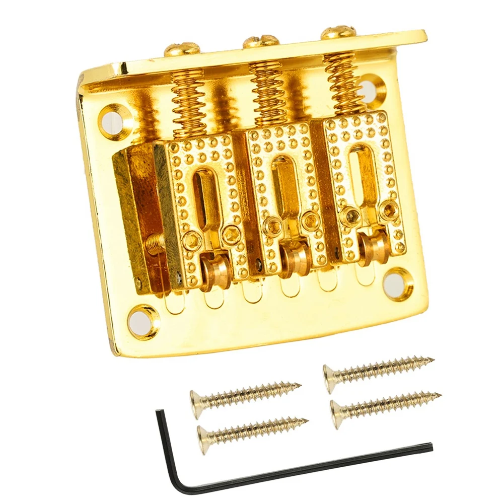 3 String Guitar Hard Tail Tailpiece Bridge for Cigar Box, Electric Guitar Parts Guitar Replacement
3 String Guitar Hard Tail Tailpiece Bridge for Cigar Box, Electric Guitar Parts Guitar Replacement