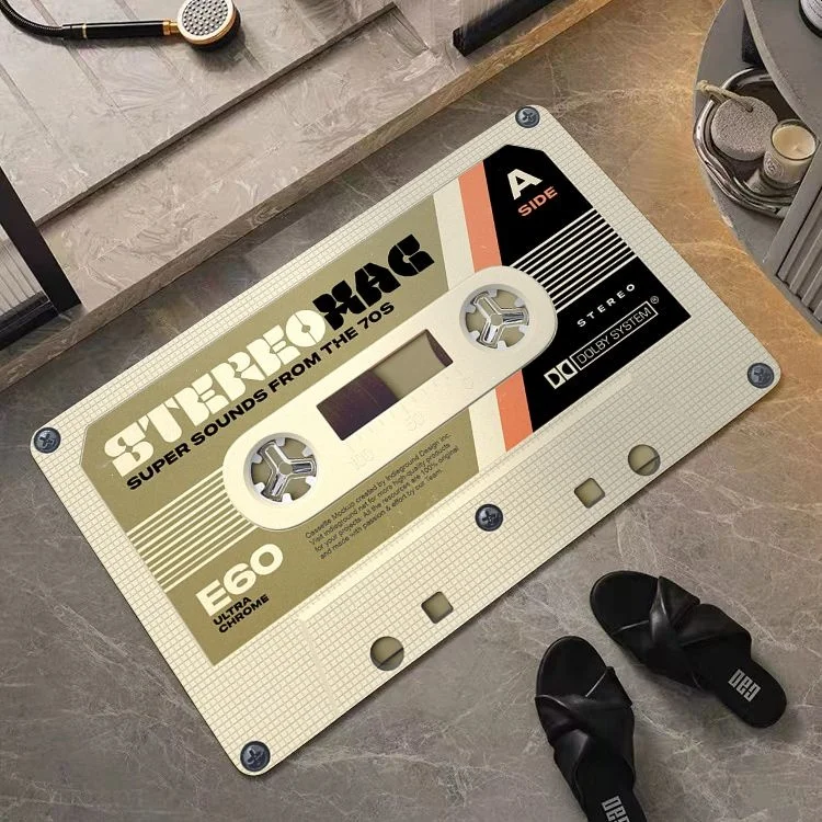 Retro Music Tape Floor Rug Multiple Choice Funny Welcome Doormat Bathroom Kitchen Non-Slip Carpet Living Room House Decoration
Retro Music Tape Floor Rug Multiple Choice Funny Welcome Doormat Bathroom Kitchen Non-Slip Carpet Living Room House Decoration
