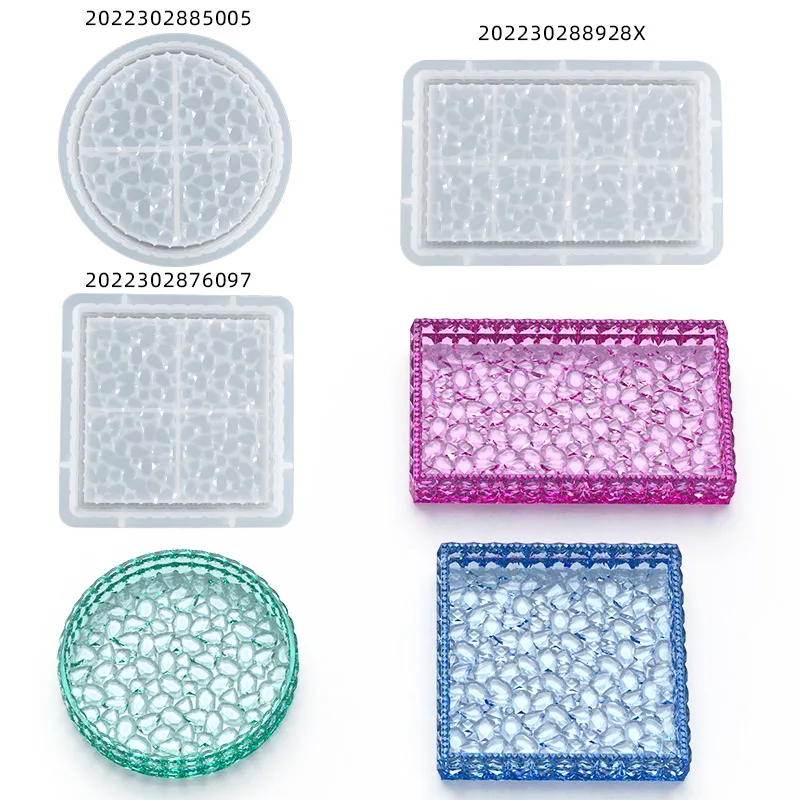 Round Square Rectangle Diamond Tray Epoxy Resin Silicone Mold Plate Dish Casting Jewelry Organizer Storage Box Making Tools
Round Square Rectangle Diamond Tray Epoxy Resin Silicone Mold Plate Dish Casting Jewelry Organizer Storage Box Making Tools