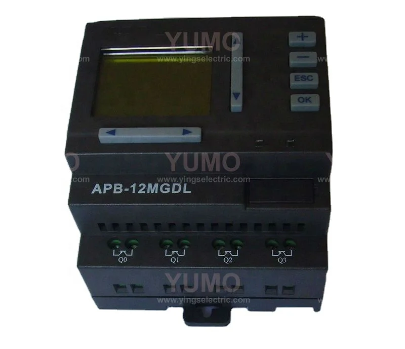 YUMO PLC Programmable Logic Controller APB series APB-12MGD PLC 8 points digital input without LCD
YUMO PLC Programmable Logic Controller APB series APB-12MGD PLC 8 points digital input without LCD