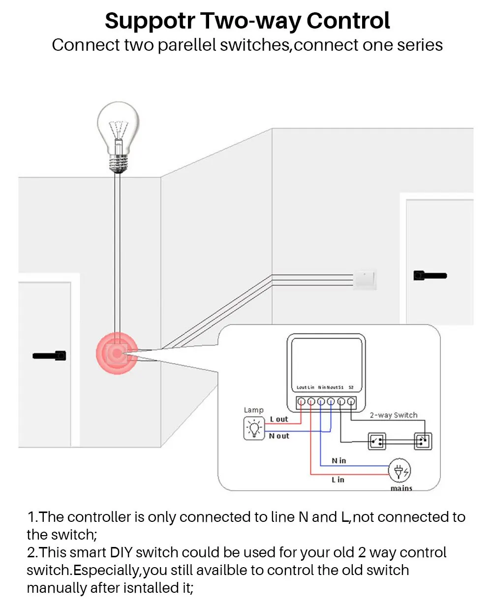 16A Wifi Switch Mini Smart 2-Way DIY Switches Circuit Breaker Timer Module Support Alexa Google Home Alice SmartThings 7 Mallzona Sf7d66e7b42444e118d2ff4812e8b6aedb 16A Wifi Switch Mini Smart 2-Way DIY Switches Circuit Breaker Timer Module Support Alexa Google Home Alice SmartThings Mallzona