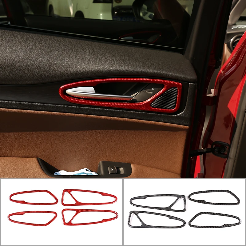 Real Carbon Fiber Car Inner Door Handle Frame Decoration Stickers for Alfa Romeo Stelvio 2017 2018 2019 2020 Auto Accessories
Real Carbon Fiber Car Inner Door Handle Frame Decoration Stickers for Alfa Romeo Stelvio 2017 2018 2019 2020 Auto Accessories