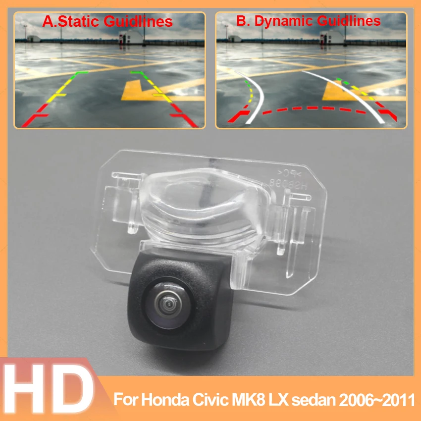 HD камера заднего вида CCD с фиксированной или динамической траекторией для Honda Civic MK8 LX sedan 2006 ~ 2008 2009 2010 2011 автомобильная парковочная камера
HD камера заднего вида CCD с фиксированной или динамической траекторией для Honda Civic MK8 LX sedan 2006 ~ 2008 2009 2010 2011 автомобильная парковочная камера