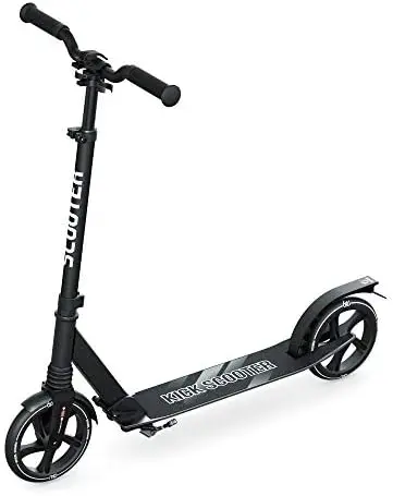 Kick Scooter for Ages 8-12 with Suspension System, Adjustable Height, Quick-Folding Design, and Shoulder Strap - Safe and Smoot
Kick Scooter for Ages 8-12 with Suspension System, Adjustable Height, Quick-Folding Design, and Shoulder Strap - Safe and Smoot
