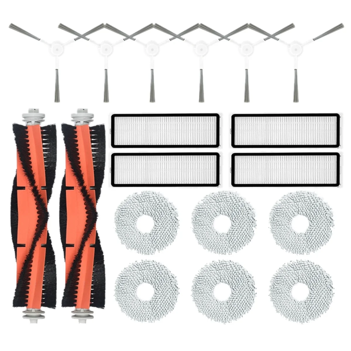 18PCS for Xiaomi Robot Vacuum S10+ /S10 Plus Vacuum Cleaner Main Side Brush Hepa Filter Mop Rag Cloth Parts Accessories
18PCS for Xiaomi Robot Vacuum S10+ /S10 Plus Vacuum Cleaner Main Side Brush Hepa Filter Mop Rag Cloth Parts Accessories