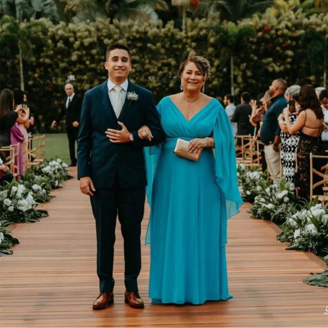 Vintage Long Beaded V-Neck Mother of the Bride Dresses A-Line Chiffon Floor Length Mother of the Groom Dress Wedding Guest Dress
Vintage Long Beaded V-Neck Mother of the Bride Dresses A-Line Chiffon Floor Length Mother of the Groom Dress Wedding Guest Dress