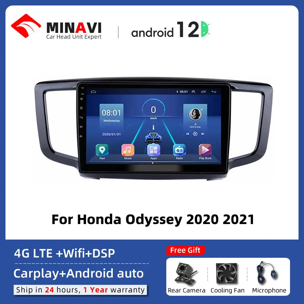 10" Android 12 Player For Honda Odyssey 2020 2021 Carplay DSP Auto Car Head Unit Radio Stereo Multimedia GPS DVD Touch Screen
10" Android 12 Player For Honda Odyssey 2020 2021 Carplay DSP Auto Car Head Unit Radio Stereo Multimedia GPS DVD Touch Screen