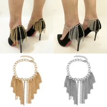 Retro Rhinestone Crystal Link Chain Tassel Shoe Chain Anklets For Women Punk Gold Color Anklets On Foot Barefoot Sandals Jewelry
Retro Rhinestone Crystal Link Chain Tassel Shoe Chain Anklets For Women Punk Gold Color Anklets On Foot Barefoot Sandals Jewelry