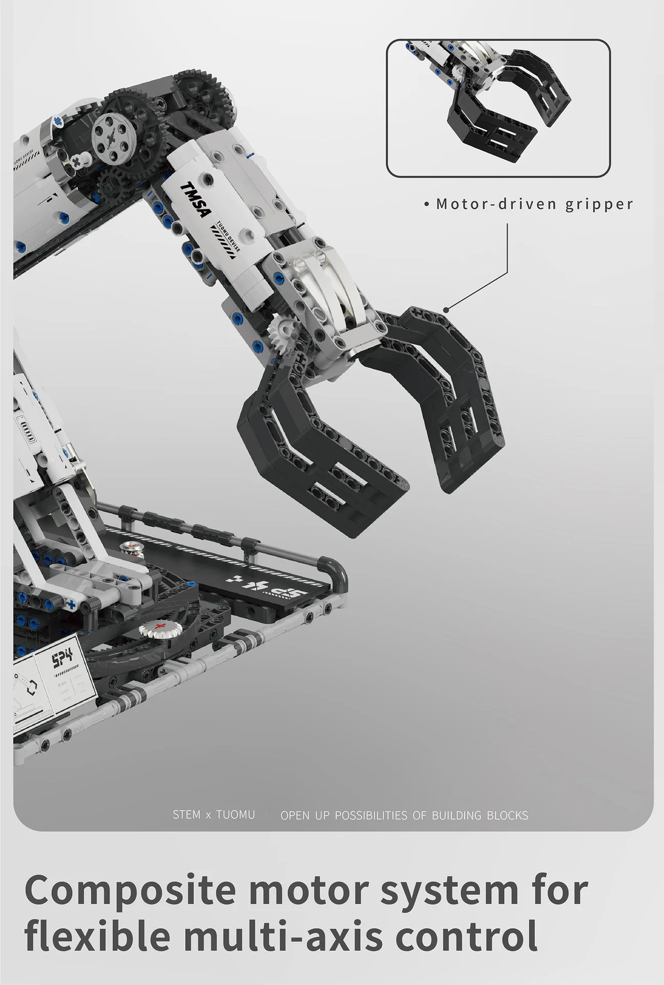 IN STOCK T2007 Technical Programming the Robotic Arm Building Blocks Bricks Assembling Model Toys for Boys Christmas Gifts Sets IN STOCK T2007 Technical Programming the Robotic Arm Building Blocks Bricks Assembling Model Toys for Boys Christmas Gifts Sets