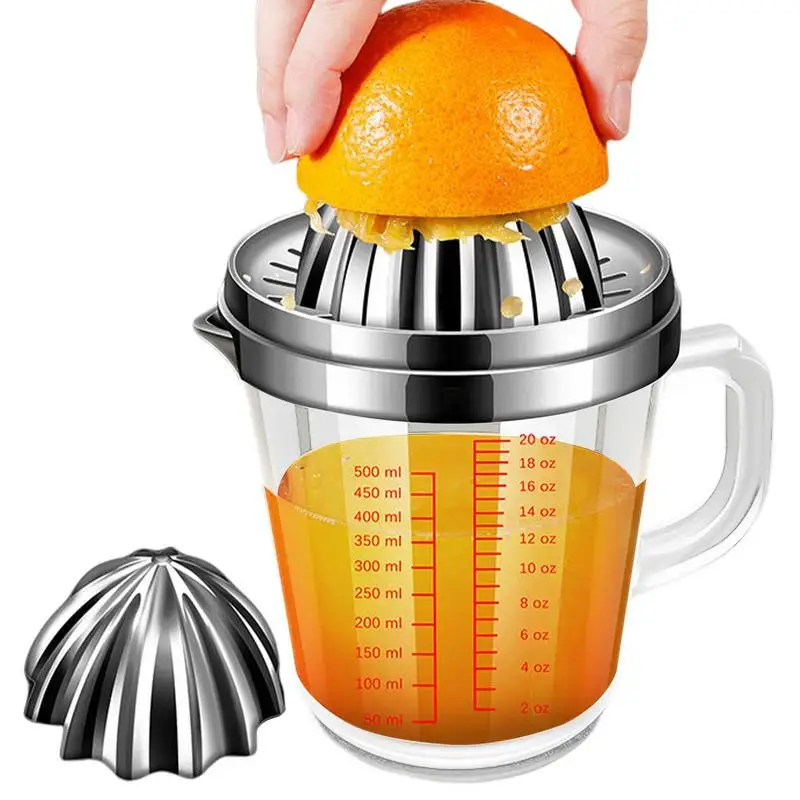 Portable Lemon Orange Manual Juicer Stainless Steel Pressed Juice Maker With Dual Scale Display Rotation Press Citrus Juicer
Portable Lemon Orange Manual Juicer Stainless Steel Pressed Juice Maker With Dual Scale Display Rotation Press Citrus Juicer
