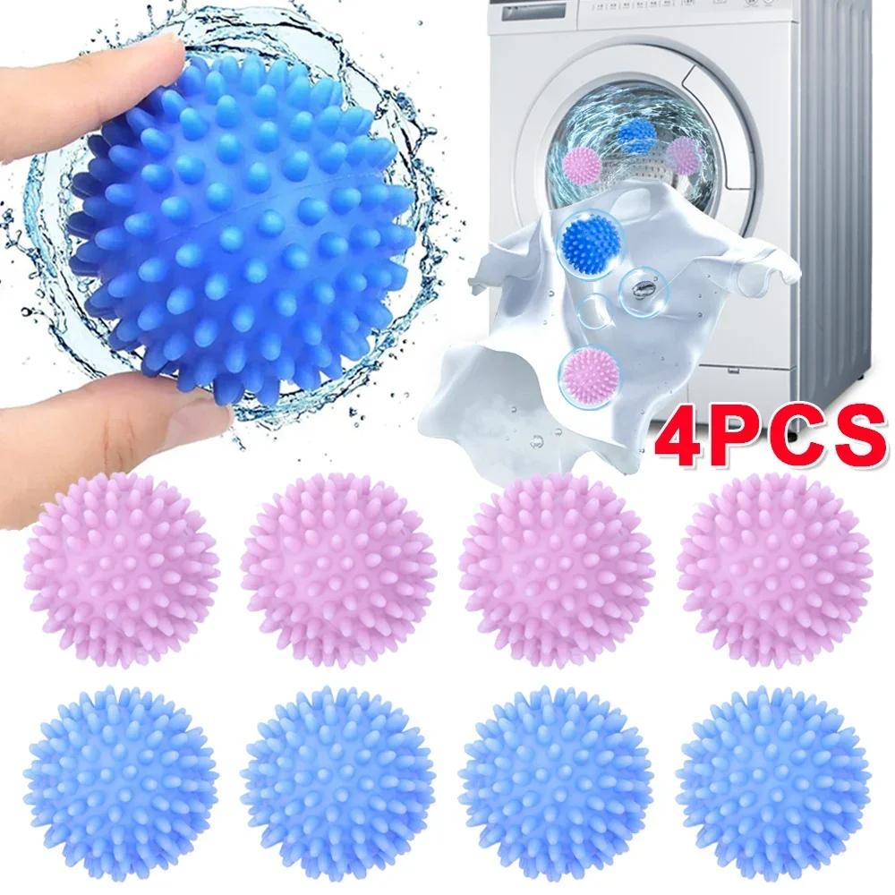 4/1Pcs Magic Laundry Balls For Washing Machine Reusable Anti-Winding Drying Fabric Softener Ball Household Laundry Cleaning Tool
4/1Pcs Magic Laundry Balls For Washing Machine Reusable Anti-Winding Drying Fabric Softener Ball Household Laundry Cleaning Tool