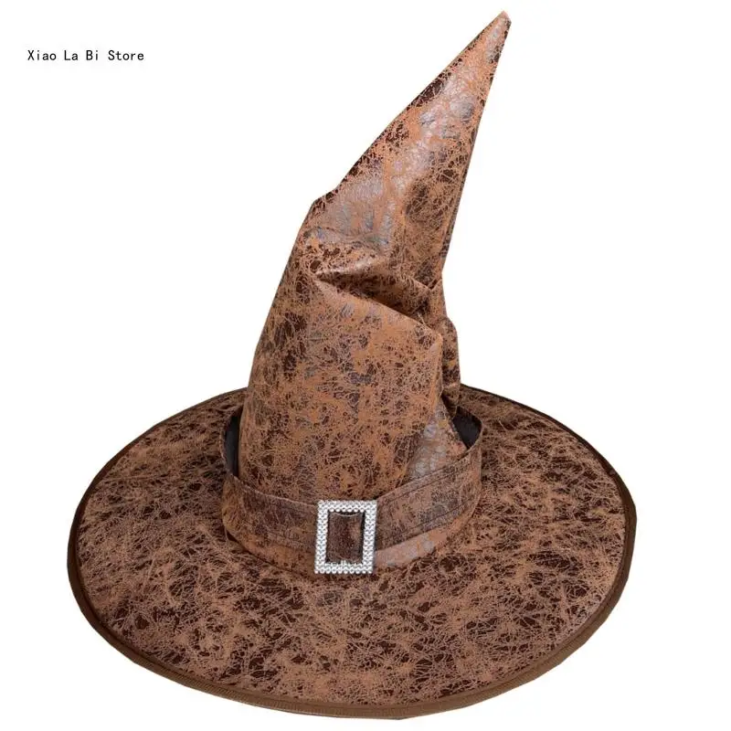 Halloween Witch Hat Wizard Men Women Costume Cosplay Party Wide Brim Pointed Hat XXFD
Halloween Witch Hat Wizard Men Women Costume Cosplay Party Wide Brim Pointed Hat XXFD