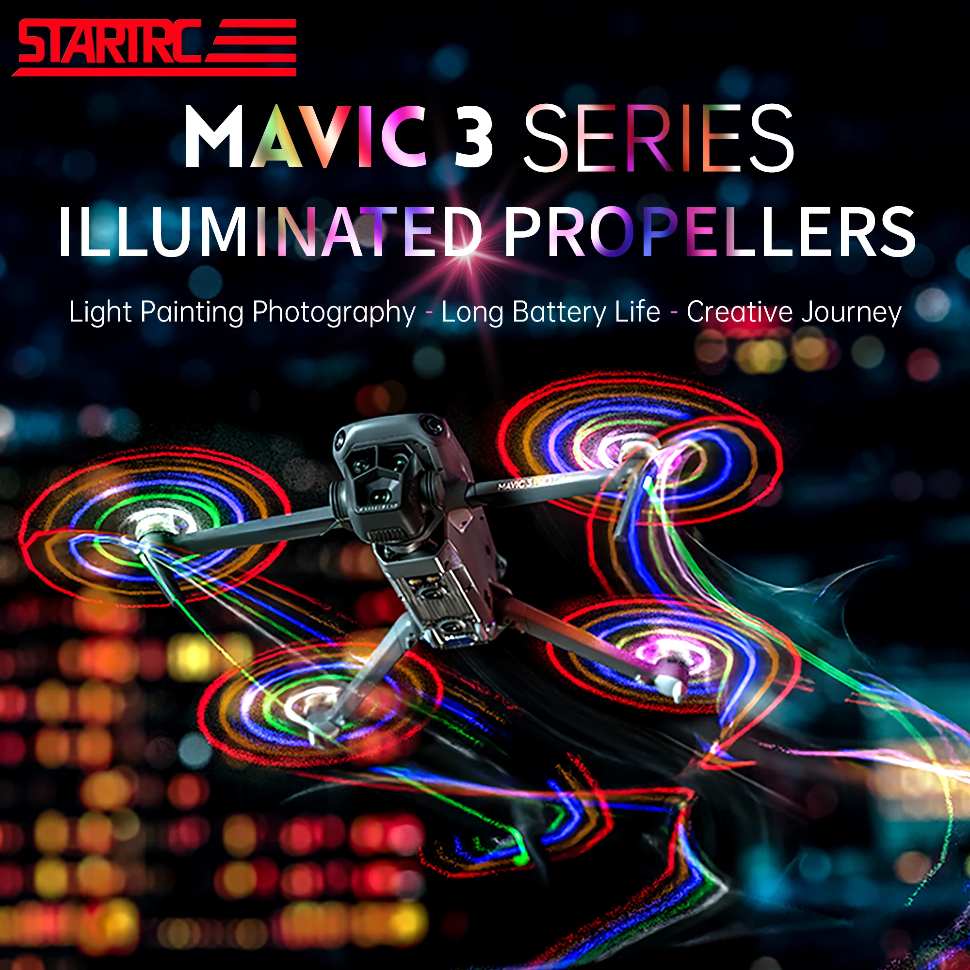 STARTRC для DJI Mavic 3 Pro Аксессуары светодиодная вспышка светильник Пропеллер для ночного полета светящиеся пропеллеры перезаряжаемые низкошумные лопасти
STARTRC для DJI Mavic 3 Pro Аксессуары светодиодная вспышка светильник Пропеллер для ночного полета светящиеся пропеллеры перезаряжаемые низкошумные лопасти
