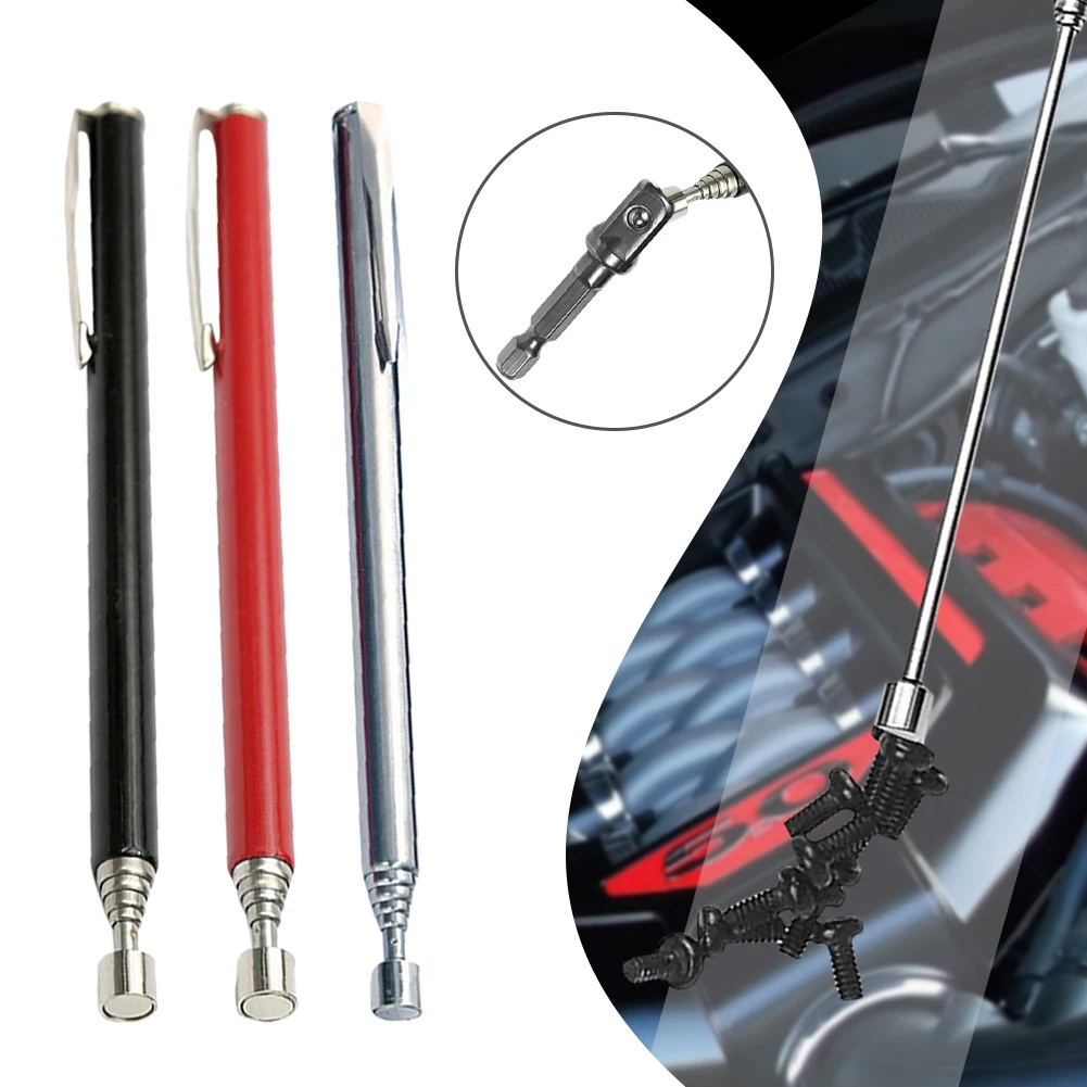Telescopic Magnetic Pen Stainless Steel Magnetic Pickup Tool 135-615mm Extendable Rod Stick for Picking Up Nuts Bolts Screws
Telescopic Magnetic Pen Stainless Steel Magnetic Pickup Tool 135-615mm Extendable Rod Stick for Picking Up Nuts Bolts Screws