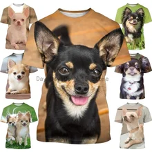 New Men/women Fashion Dog 3d Print T-shirt Casual Chihuahua Round Neck Short Sleeved T Shirt
New Men/women Fashion Dog 3d Print T-shirt Casual Chihuahua Round Neck Short Sleeved T Shirt