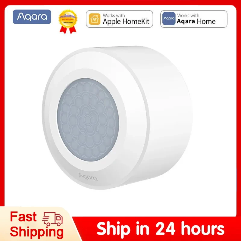 Aqara High Precision Human Sensor ZigBee 3.0 Smart Wireless Connection Work With Homekit aqara Home App for Body Sensor Motion
Aqara High Precision Human Sensor ZigBee 3.0 Smart Wireless Connection Work With Homekit aqara Home App for Body Sensor Motion