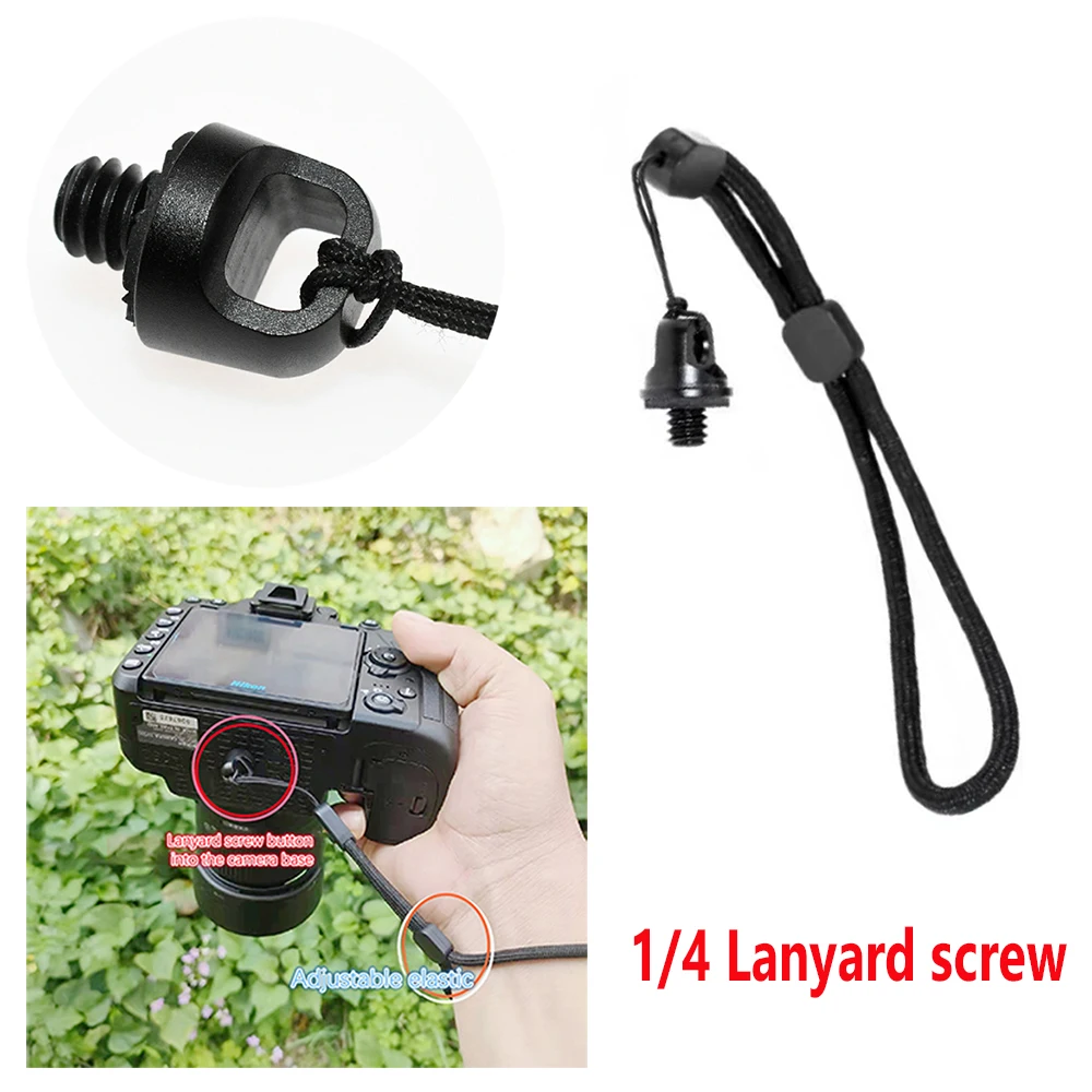 1/4 Inch Handle Camera Screw 1/4" D Ring Adapter with Adjustable Hand Wristband Lanyard Strap for Insta360 X3 One X2 Accessories
1/4 Inch Handle Camera Screw 1/4" D Ring Adapter with Adjustable Hand Wristband Lanyard Strap for Insta360 X3 One X2 Accessories