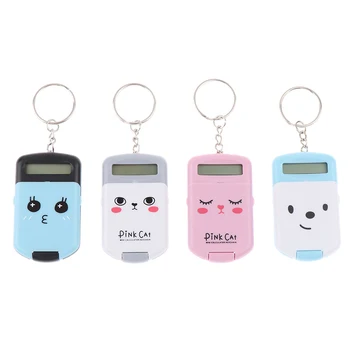 Cute Lid Calculator Mini Portable Small Calculator Portable Learning Tool for Primary School Students