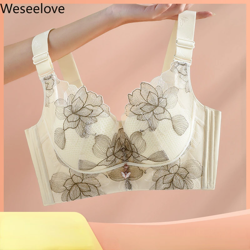 Weseelove, большие размеры, новое женское нижнее белье, роскошный сексуальный бюстгальтер с чашками пуш-ап
Weseelove, большие размеры, новое женское нижнее белье, роскошный сексуальный бюстгальтер с чашками пуш-ап